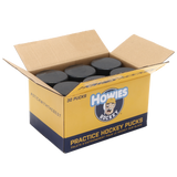 Practice 6oz. Black Hockey Pucks Hockey Pucks Howies Hockey Tape 30pk