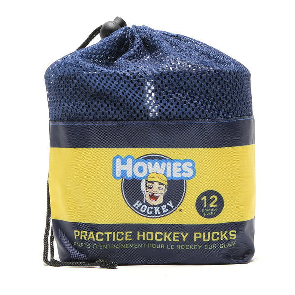 Practice 6oz. Black Hockey Pucks