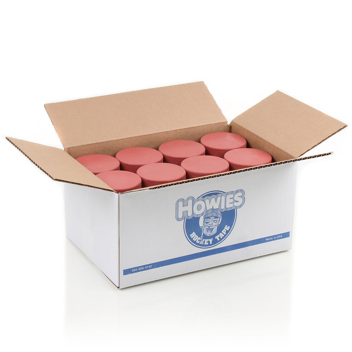 Howies 10 oz Orange Hockey Pucks Hockey Pucks Howies Hockey Tape 50pk