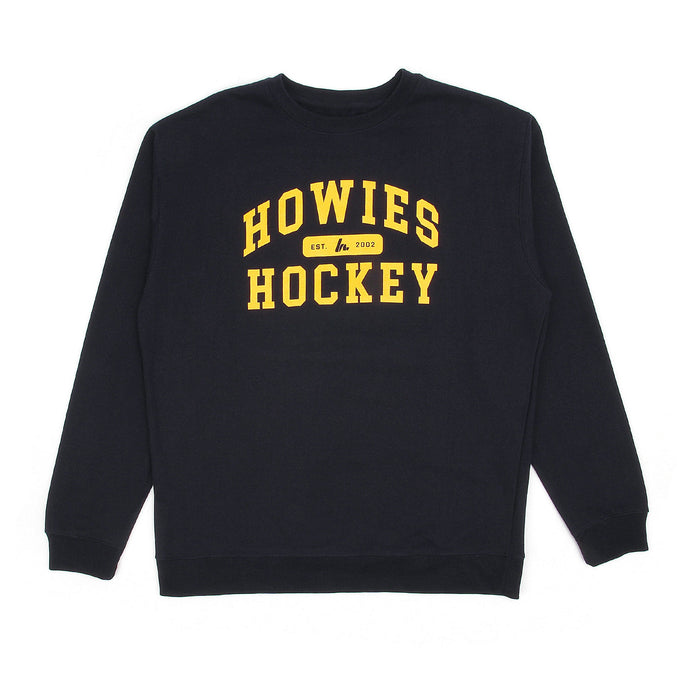 Howies Collegiate Crewneck Hoodies Howies Hockey Tape Navy Small 