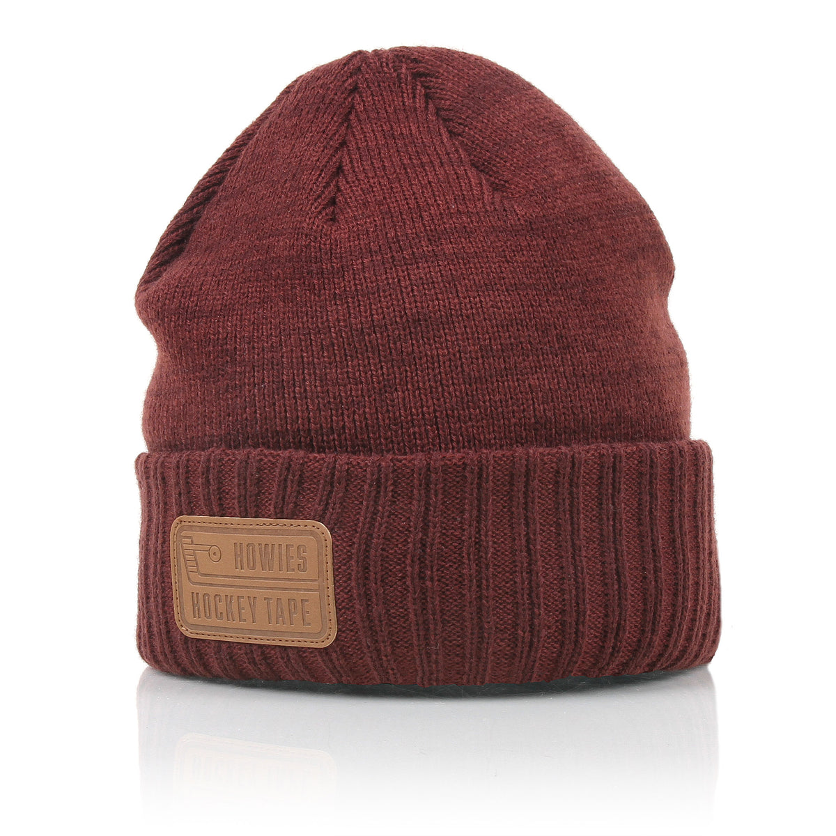 Polar Knit Cap Beanies Howies Hockey Tape Burgundy  