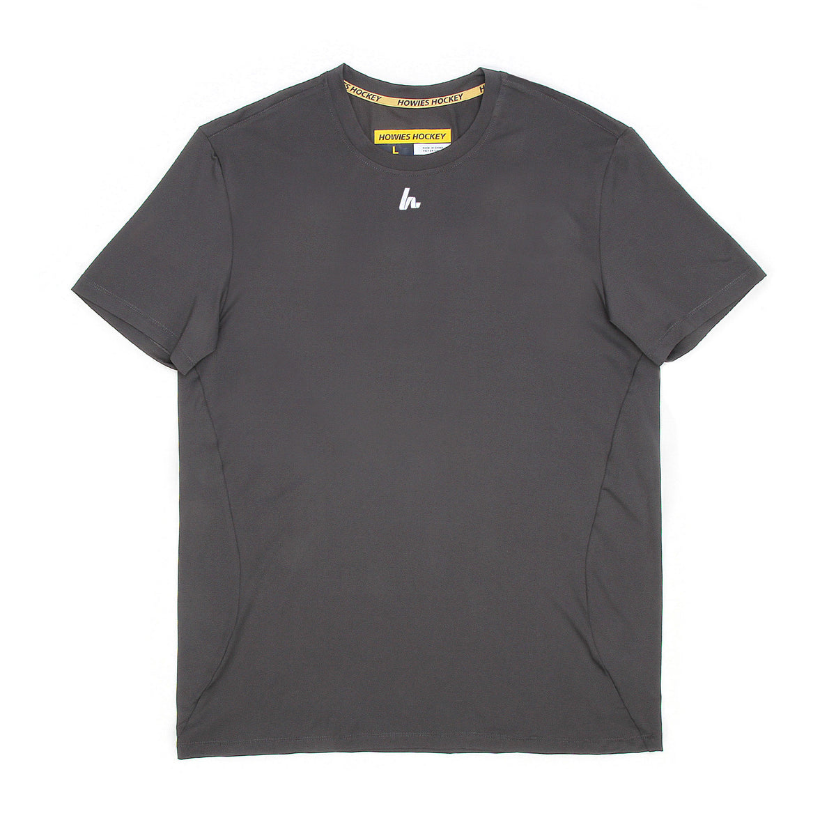 Team Performance Tech Tee Tees Howies Hockey Tape Gray Youth Small 