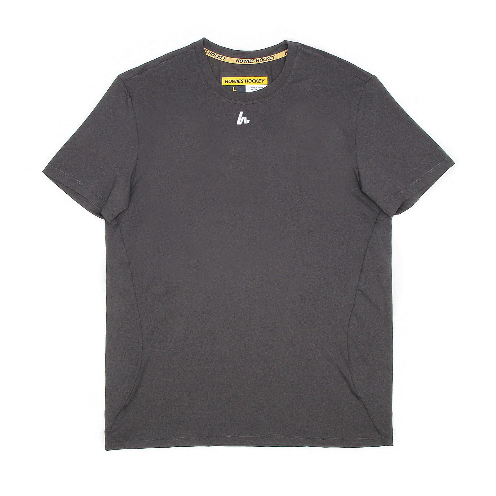 Team Performance Tech Tee Tees Howies Hockey Tape Gray Youth Small 