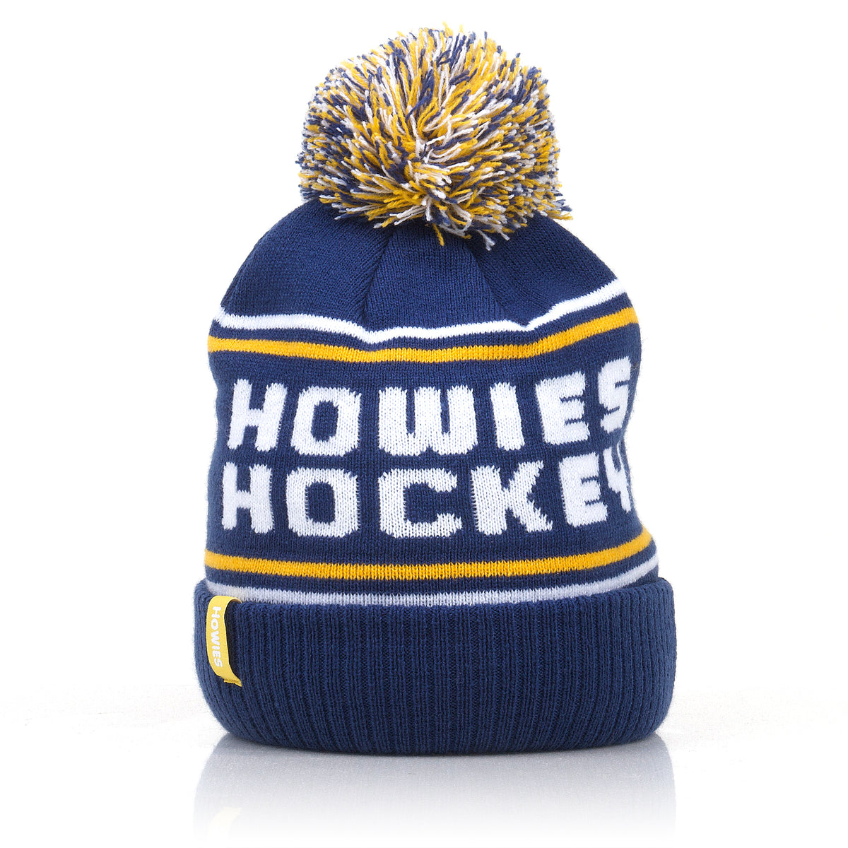 Retro Winter Beanie Beanies Howies Hockey Tape Navy  