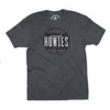 The Face-Off Tee Tees Howies Hockey Tape Charcoal X-Small 