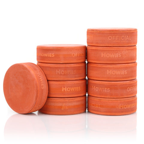 Howies 10 oz Orange Hockey Pucks Hockey Pucks Howies Hockey Tape 10pk  