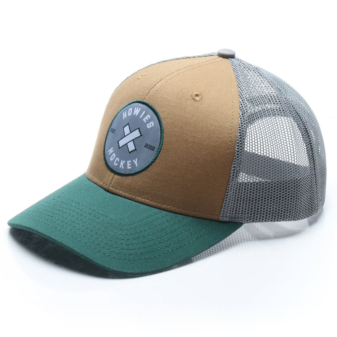 The Cross-Check Lid Hats Howies Hockey Tape Green  