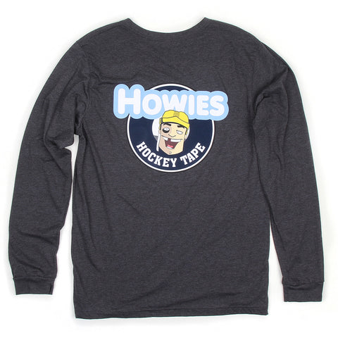 Howies Classic Long Sleeve Tees Howies Hockey Tape X-Small Charcoal 