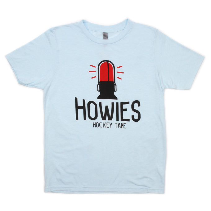 Light the Lamp Youth Tee Tees Howies Hockey Tape Light Blue Small (6-7) 