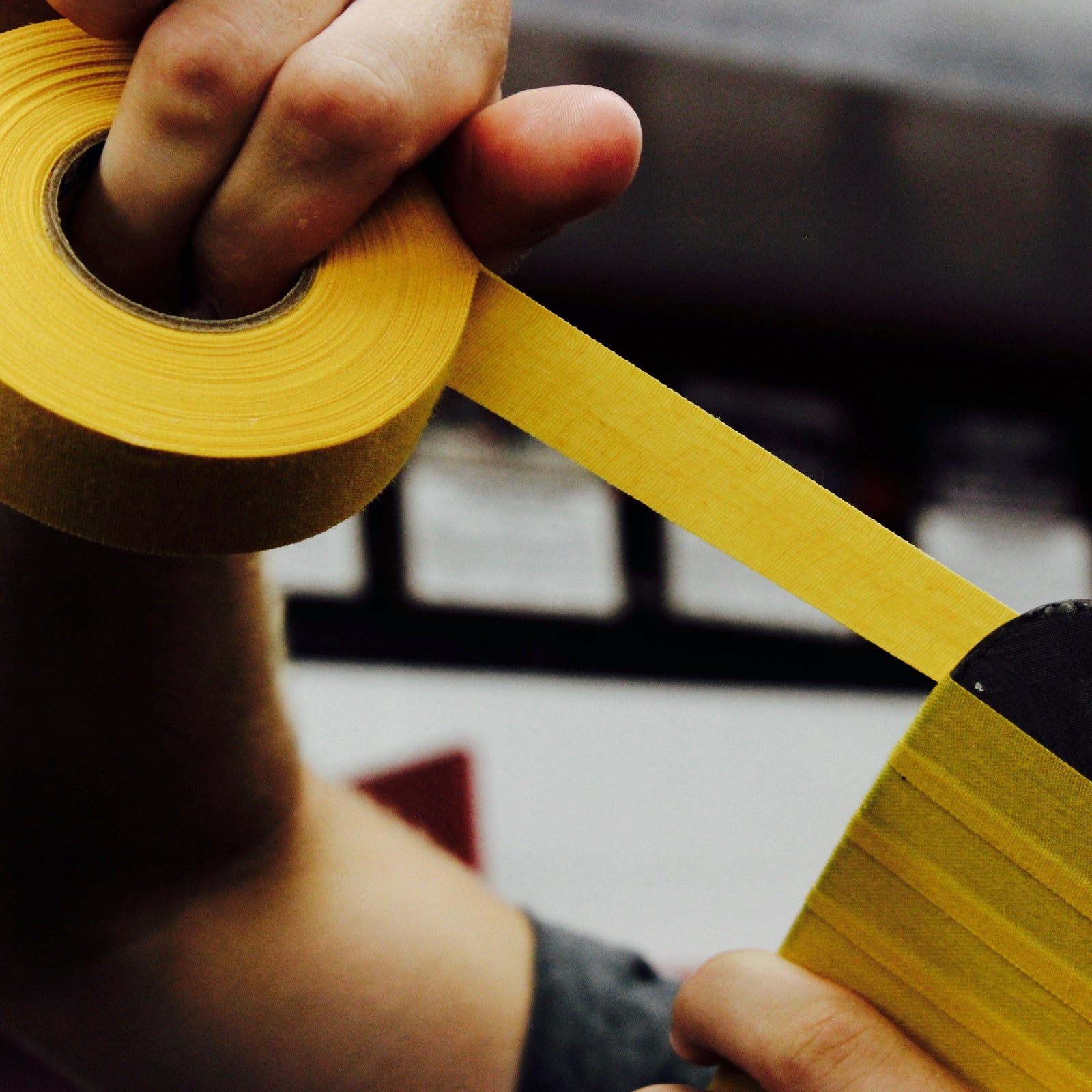 Howies Yellow Cloth Hockey Tape Cloth Tape Howies Hockey Tape   