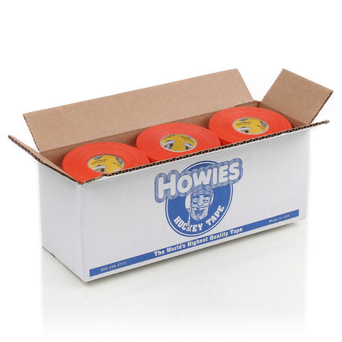 Howies Orange Cloth Hockey Tape Cloth Tape Howies Hockey Tape 12pk  
