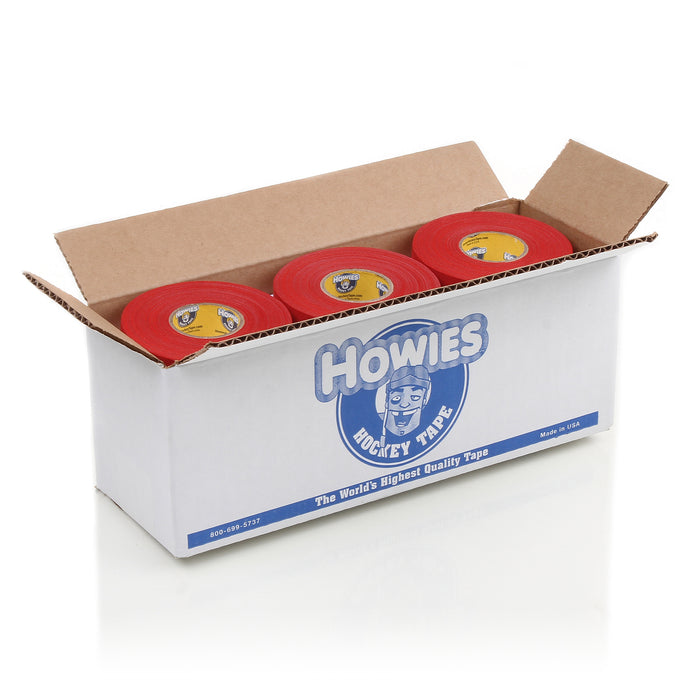 Howies Red Cloth Hockey Tape Cloth Tape Howies Hockey Tape 12pk  