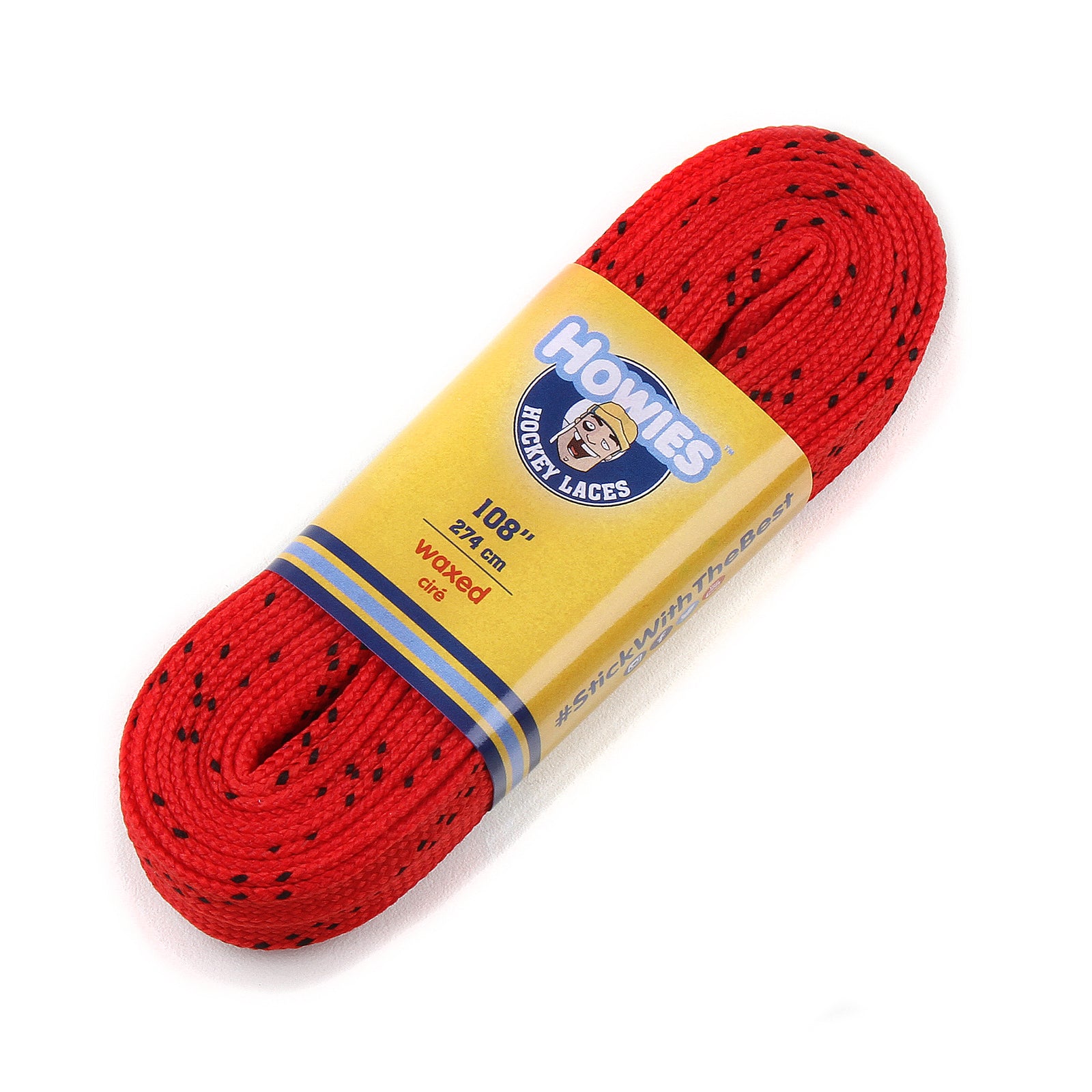 Howies Red Waxed Hockey Skate Laces Waxed Laces Howies Hockey Tape 1pk 72" 