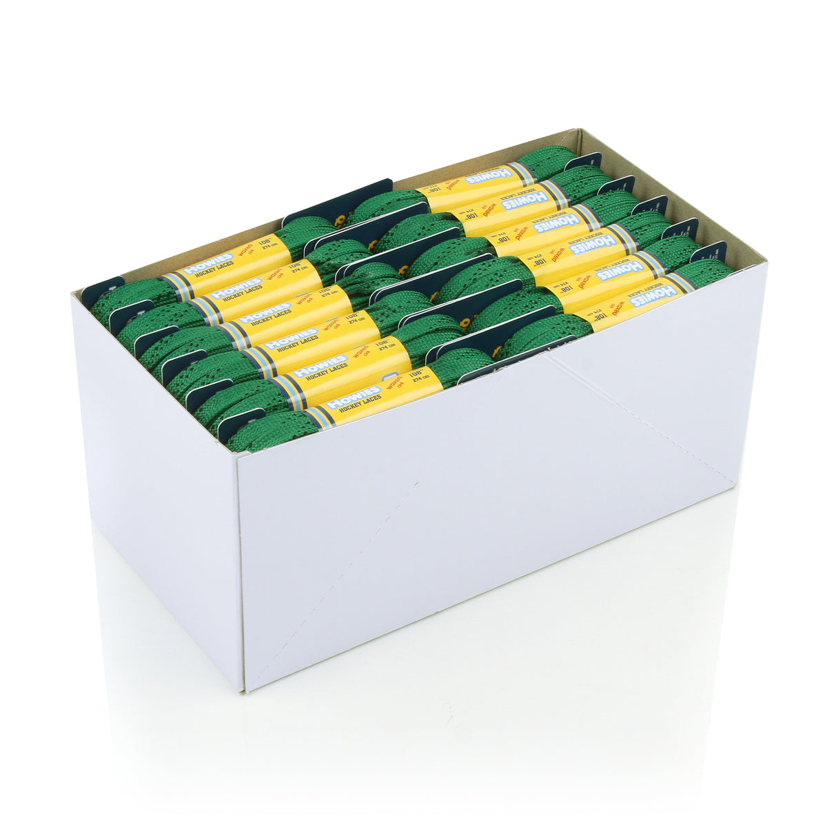 Howies Green Waxed Hockey Skate Laces Waxed Laces Howies Hockey Tape 18pk 72" 
