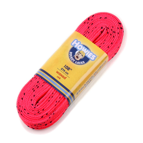 Howies Pink Waxed Hockey Skate Laces Waxed Laces Howies Hockey Tape 1pk 72" 