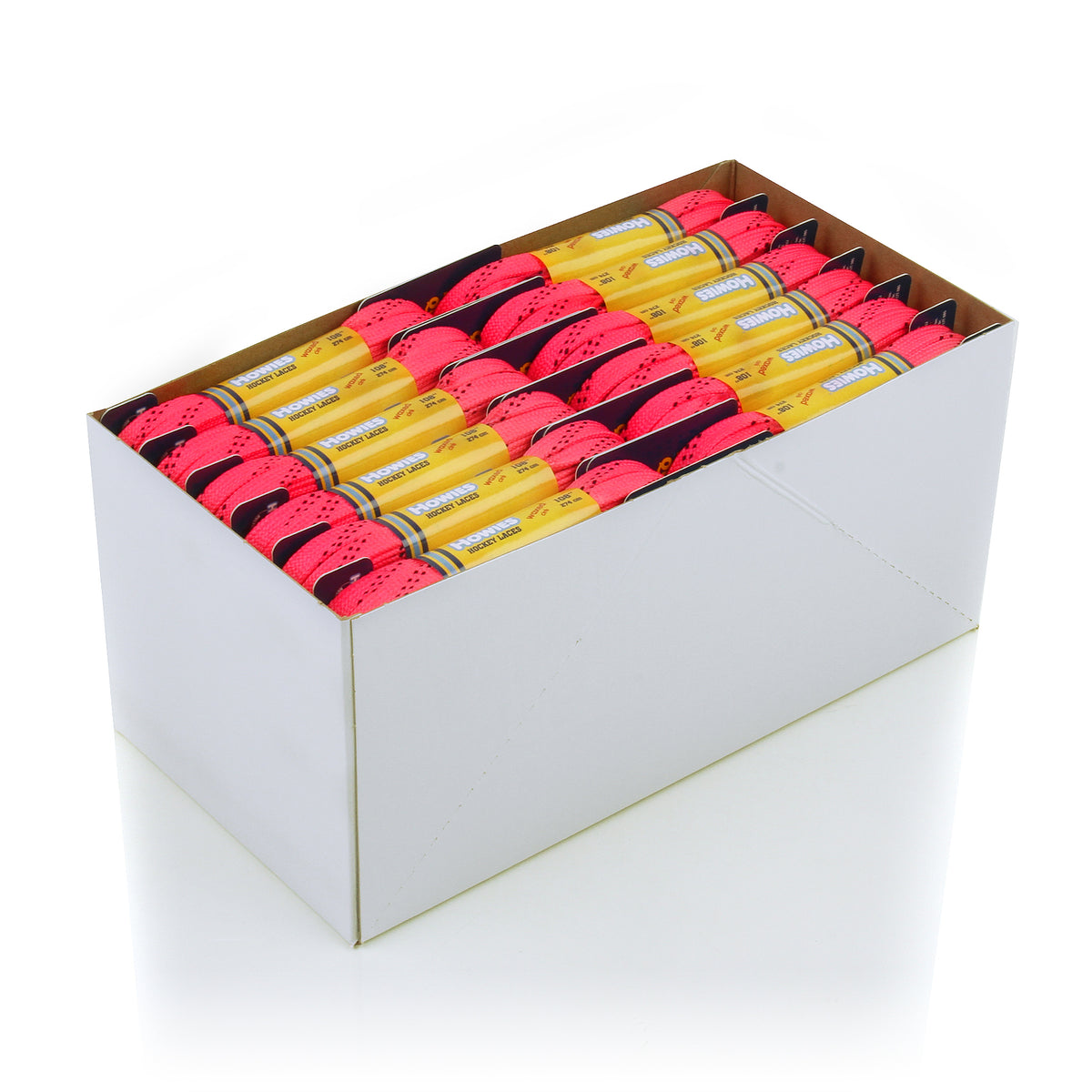 Howies Hot Pink Waxed Hockey Skate Laces Waxed Laces Howies Hockey Tape 18pk 72" 