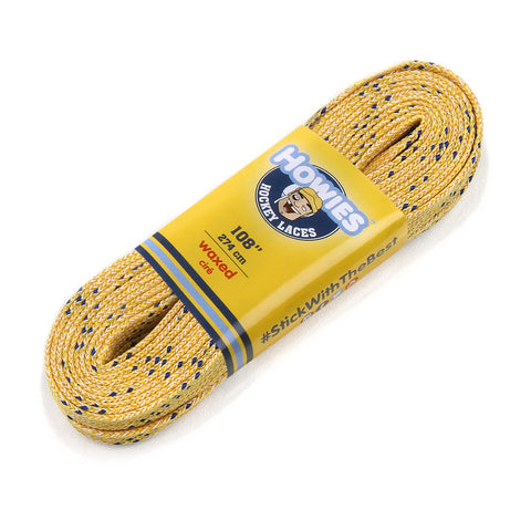 Howies Yellow Waxed Hockey Skate Laces Waxed Laces Howies Hockey Tape 1pk 72" 