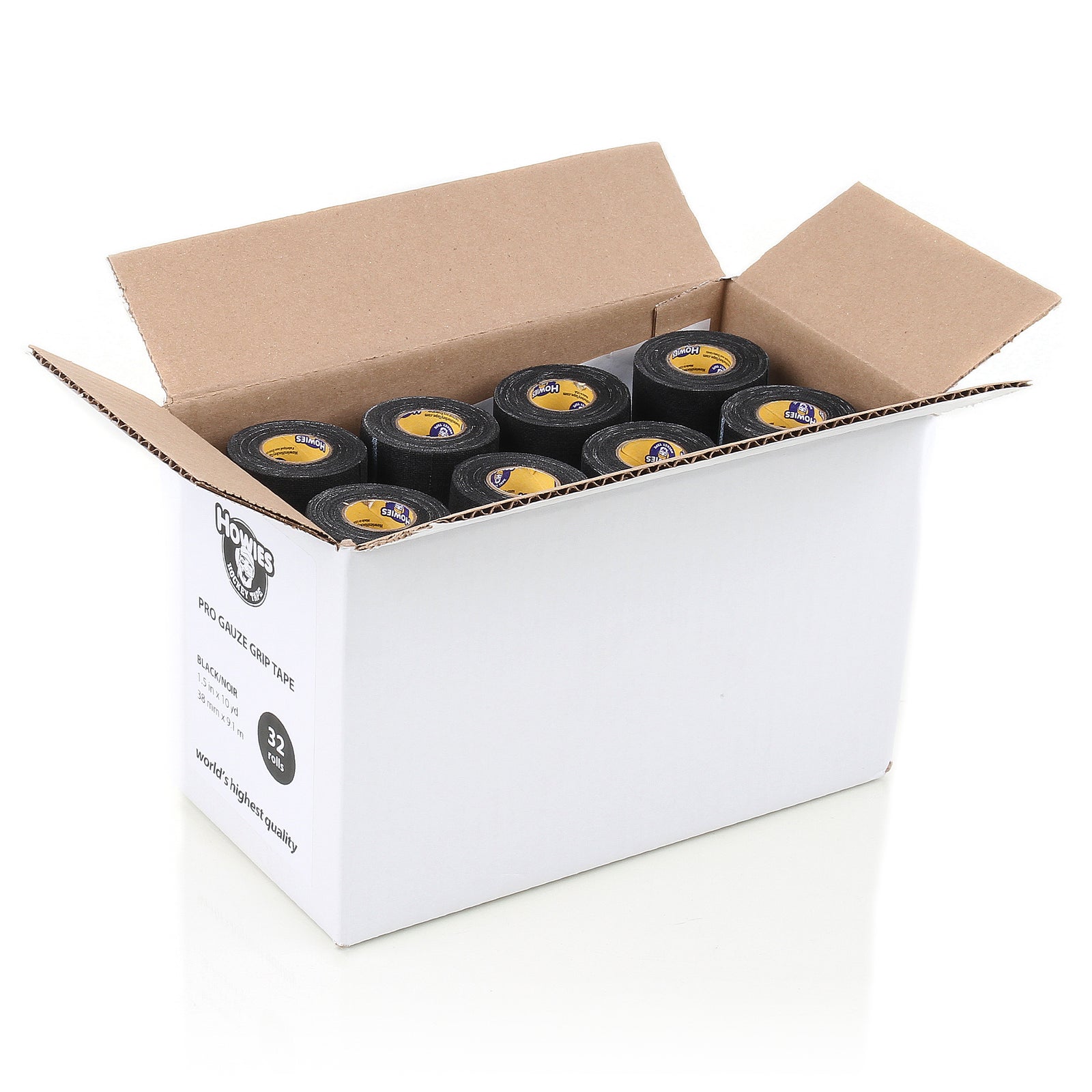 Howies Black Pro Grip Hockey Tape Pro Grip Tape Howies Hockey Tape 32pk  