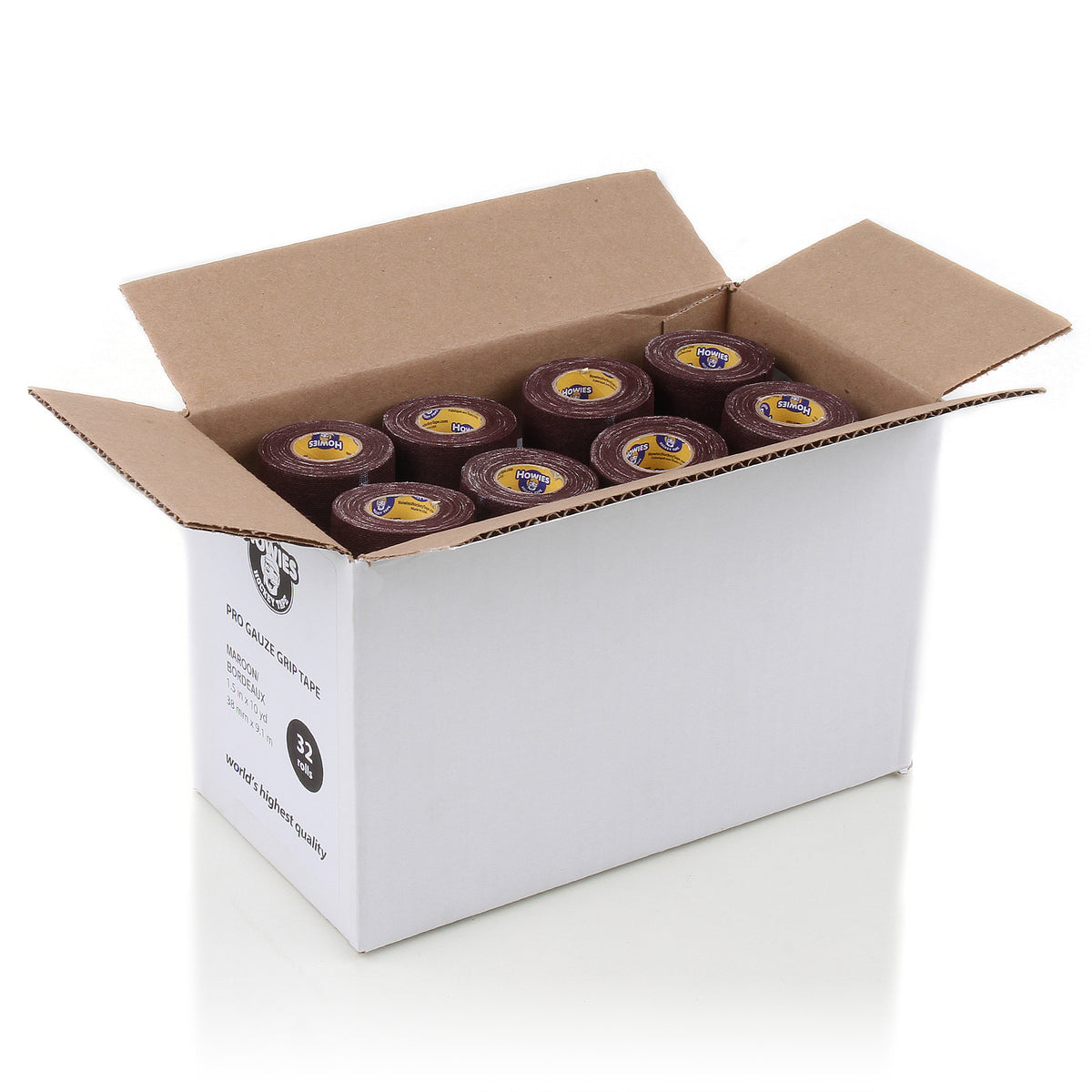 Howies Maroon Pro Grip Hockey Tape Pro Grip Tape Howies Hockey Tape 32pk  