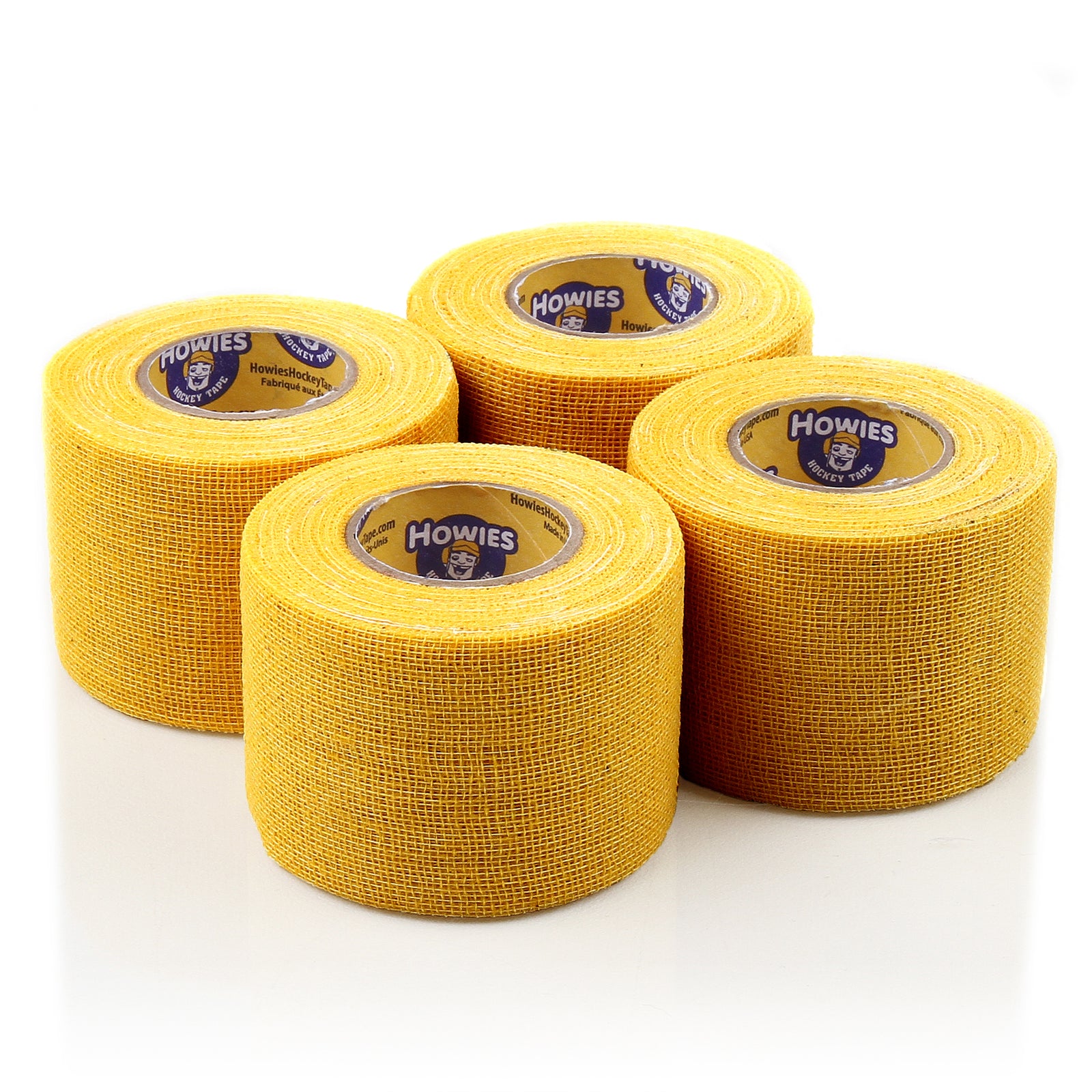 Howies Yellow Pro Grip Hockey Tape Pro Grip Tape Howies Hockey Tape 4pk  