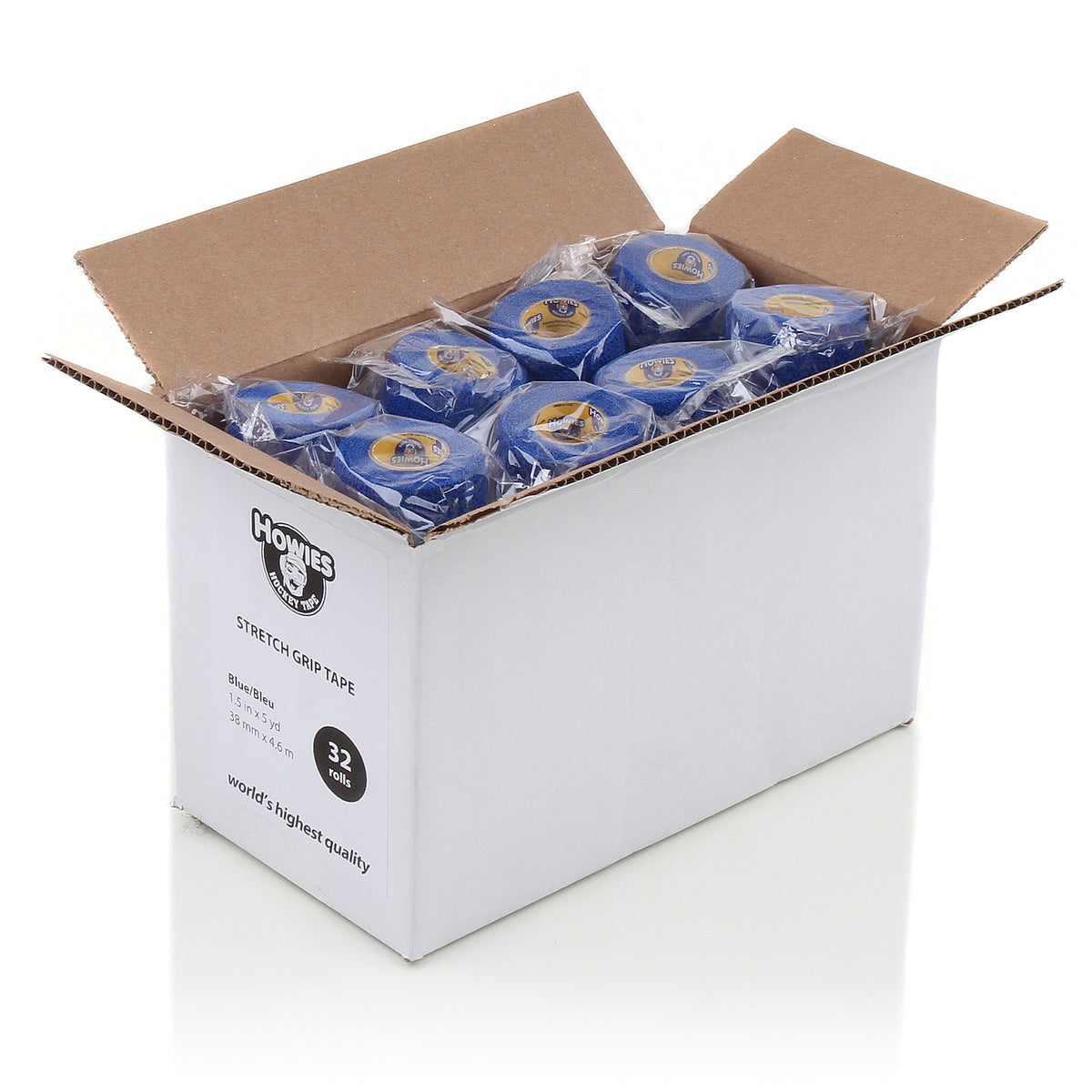 Howies Blue Stretchy Grip Hockey Tape Stretch Grip Tape Howies Hockey Tape 32pk  