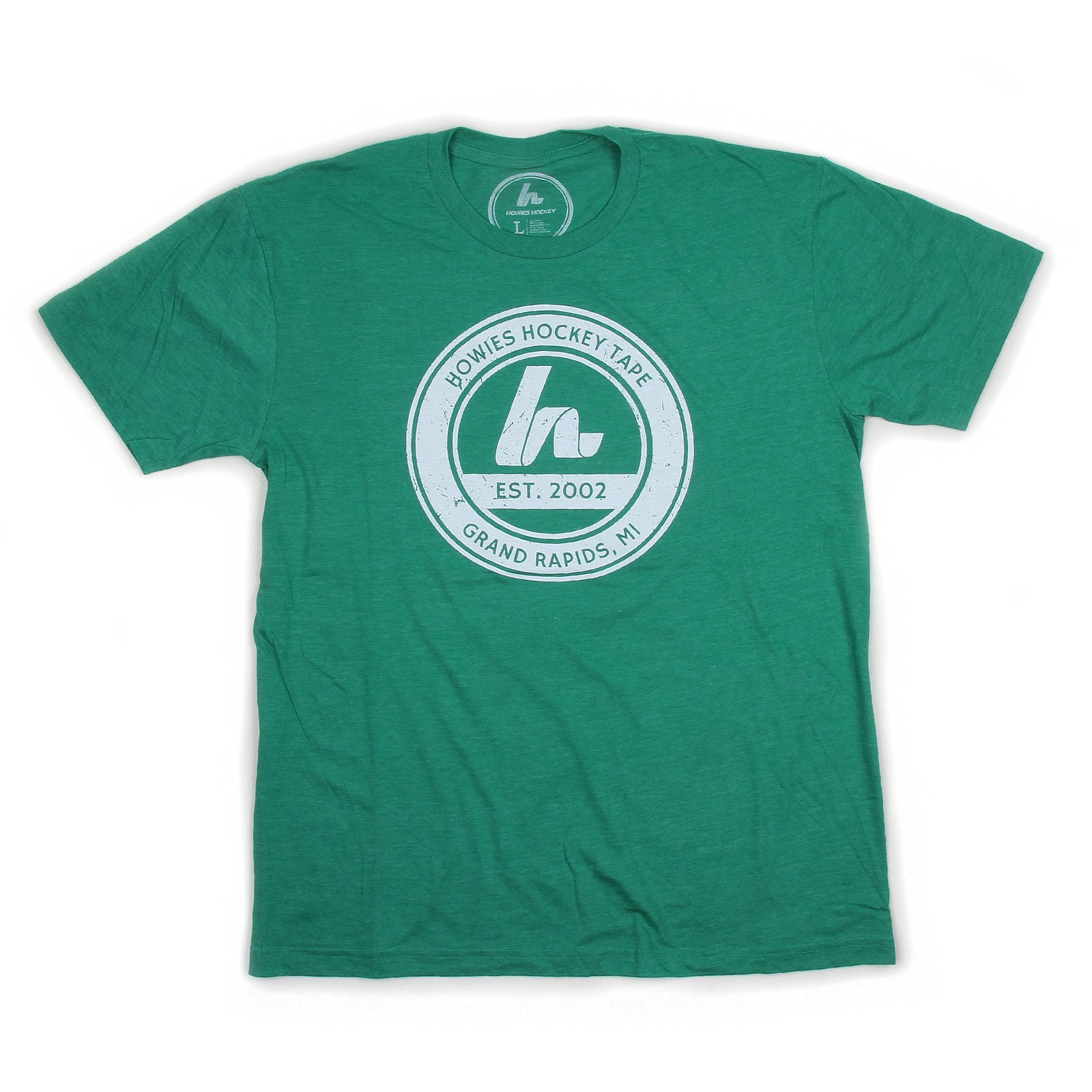 Hometown Tee Tees Howies Hockey Tape Green X-Small 